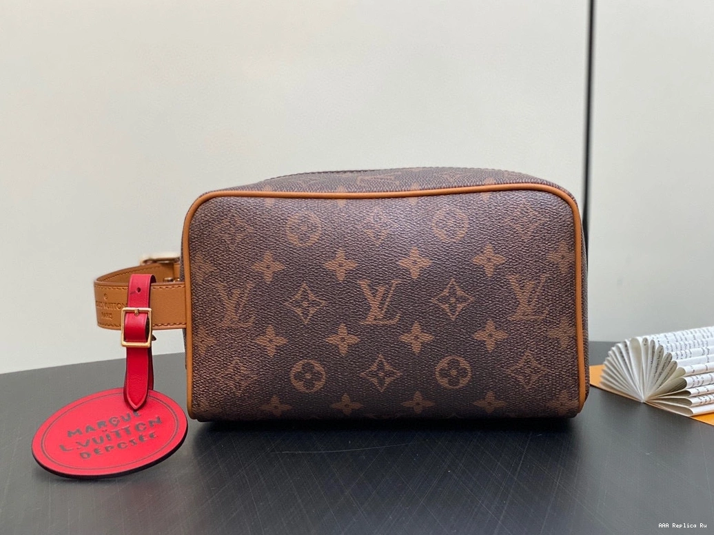 AAA Pruses Bags DOPP VUITTON bag-23*13*12CM LOUIS KIT LOCKER 0814